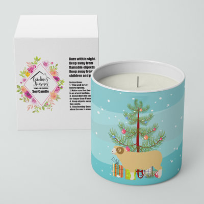 Bougie décorative à cornes 10 oz
