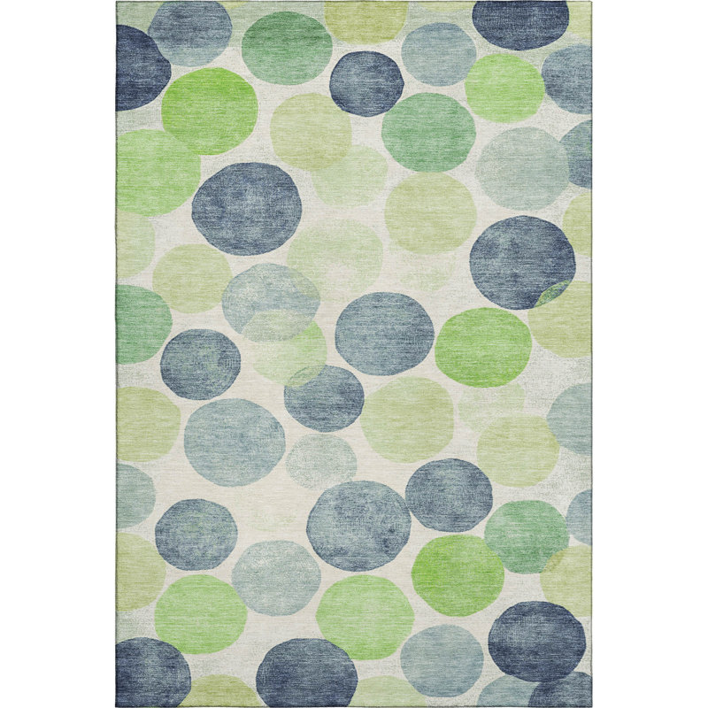 Premium Machine Washable Jakiyra AMF1898 Geometric Rug, Rectangle 9' x 12'