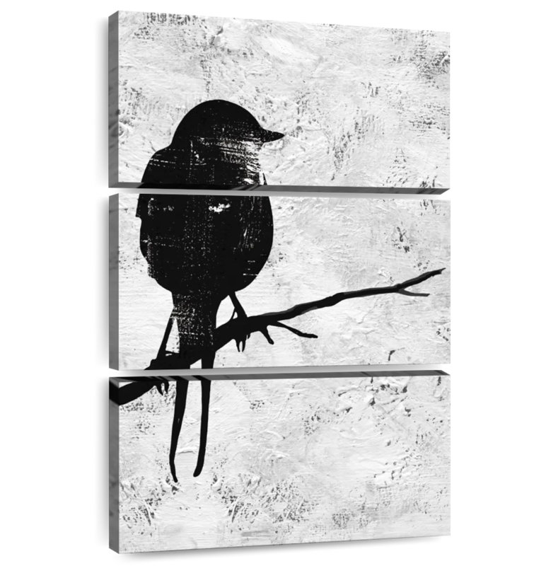 Brampt Night Bird Silhouette I, 74" H x 48" W