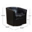 Fauteuil club pivotant - forme de tonneau-1218692623