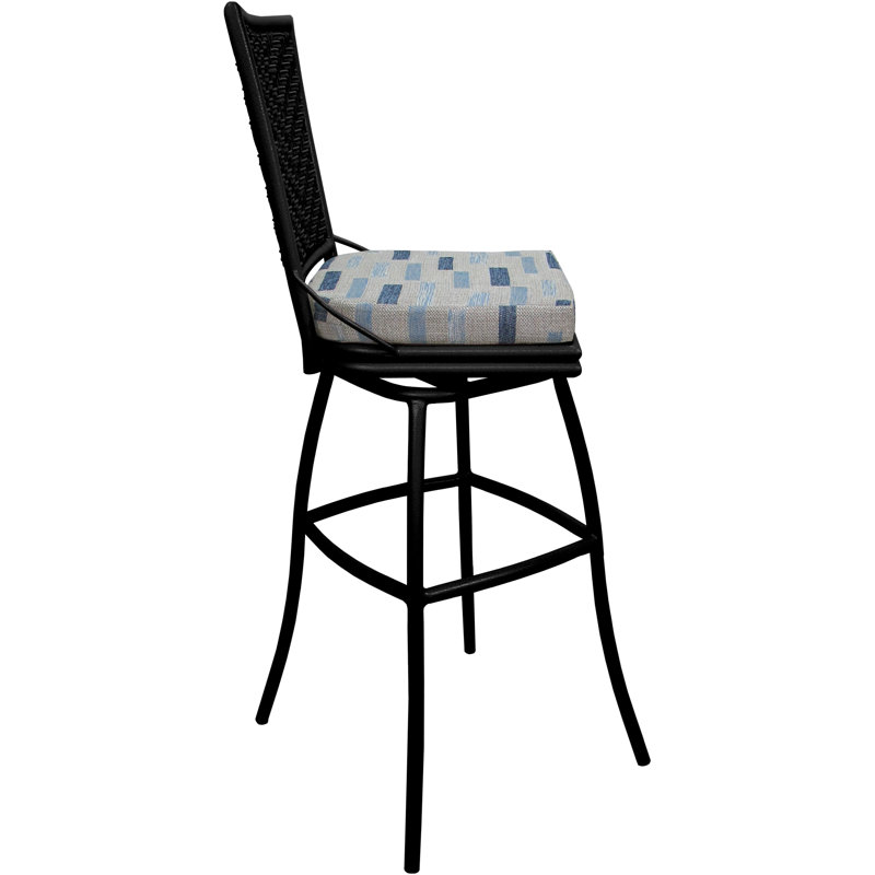 Bloc de tissage bleu, Noir, 30"