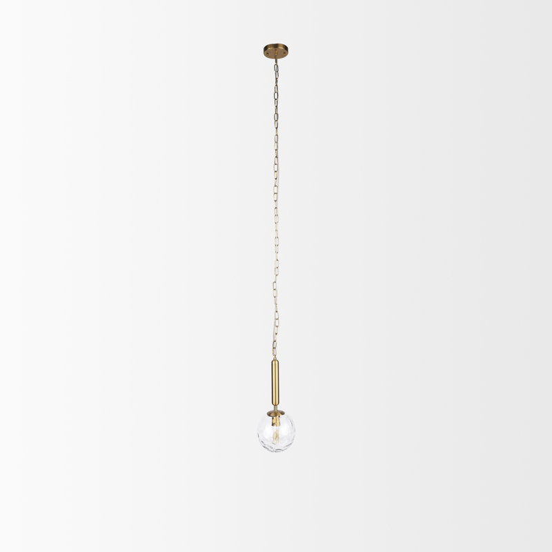 Kyas 1 - Light Gold Single Pendant