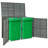 Double Door Weather Resistant Wheelie Bin Shed-1967044389