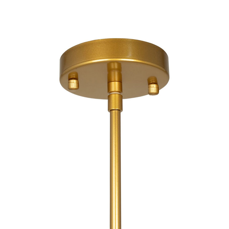 Luminaire suspendu 3 lumières Pullman, Laiton