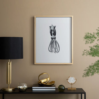 MarineLifeIII Framed Print - Solid Wood