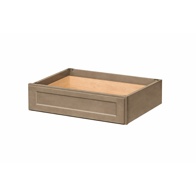 Tiroir pour meuble-lavabo de style Shaker de DL Cabinetry (prêt à assembler) l 30 po x H 7,5 po x P 21 po - Bois flottant