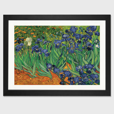 « irises » par vincent van gogh, impression
