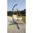 Swing Egg Chair With Stand Indoor Outdoor Wicker Rattan Patio Basket Hanging Chair With C Type Bracket , With Cushion And Pillow,Patio Wicker Folding Hanging Chair( Special Construction Cup Holder-1122558410-1122558413