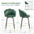  Olvina 29'' Modern Velvet Swivel Upholstered Bar Stool with Metal Frame-1945293367