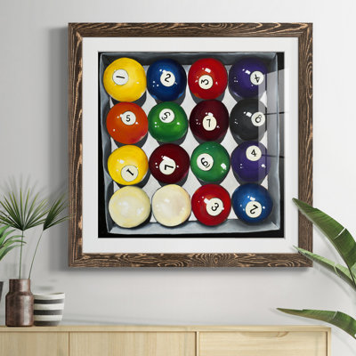 " Retro Billiards " Painting Print