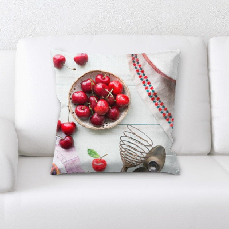Microsuede Throw Pillow
