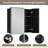 Lunara Recessed & Surface Framed 2 Door Medicine Cabinet with Mirror and Shelves-708016367-712726953