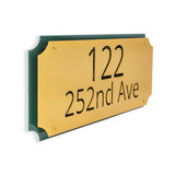 Princeton Floating Mount Two Line Wall Mount - Black/Gold