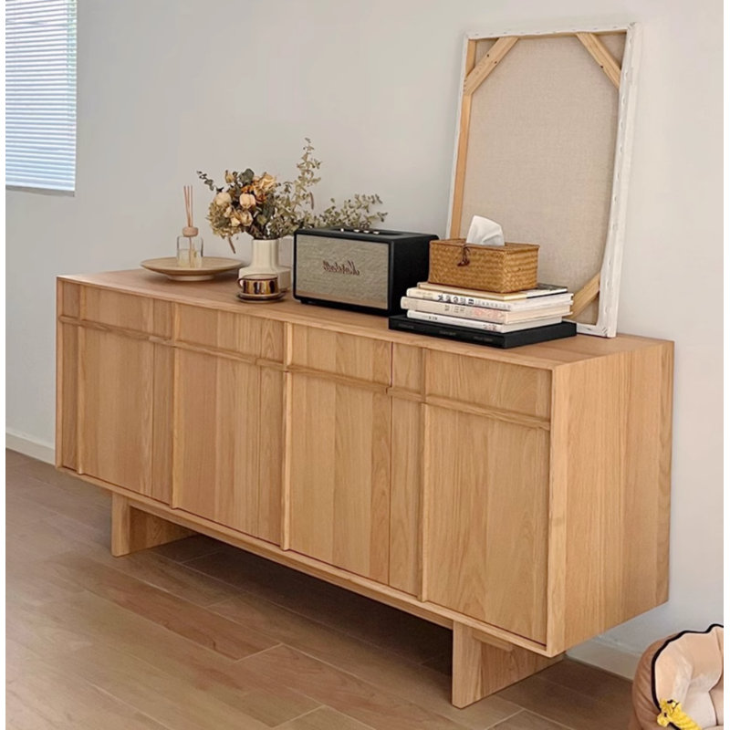 Armoire d'appoint en bois massif Simple
