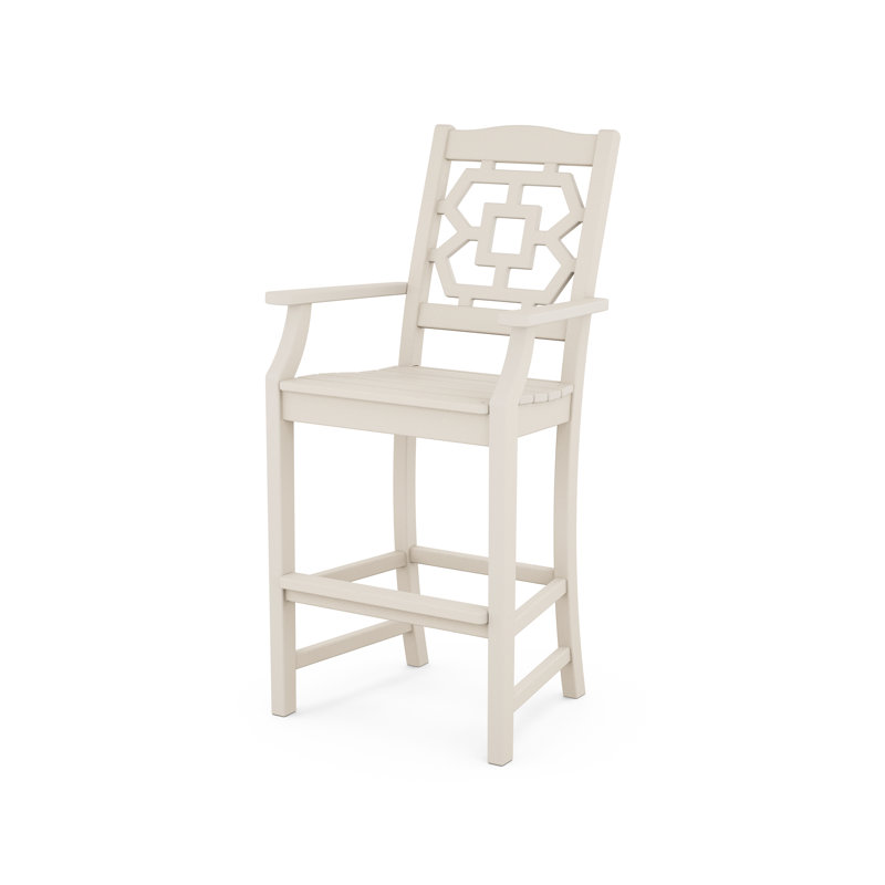 Chinoiserie 6 - Person Patio Dining Set, Sand