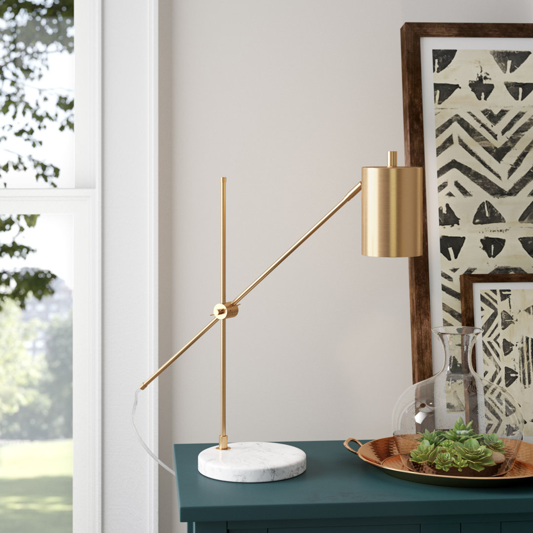Danielle Adjustable Glass Desk Lamp Mercer41