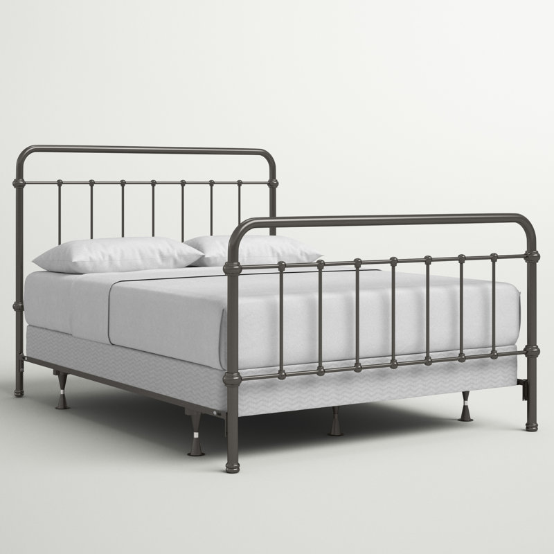 Rondo Metal Slat Bed, Queen