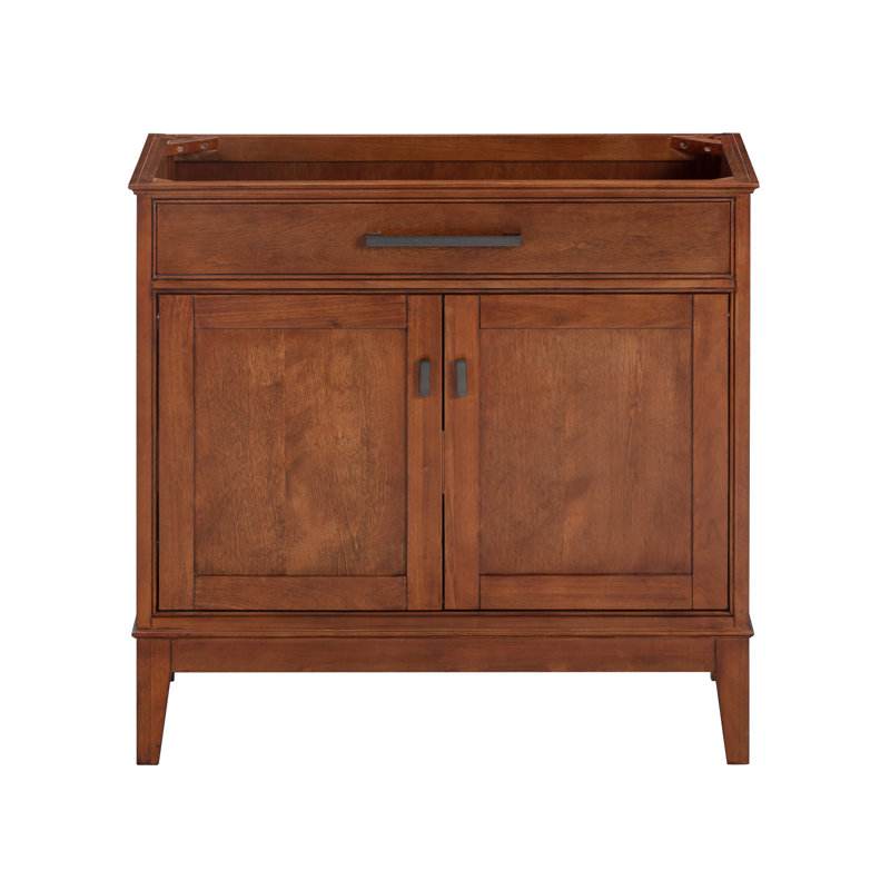 Madison 36'' W Single Bathroom Vanity Base, Tobacco