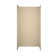 48'' W 36'' D 72'' H Glue Up Solid Surface Wall