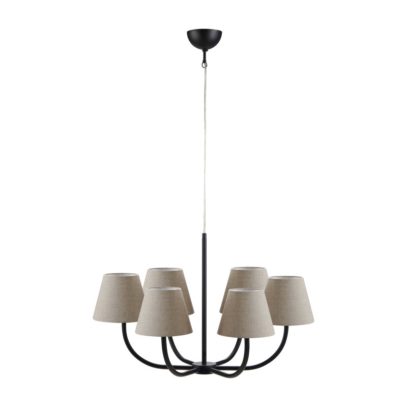 Katia 6 - Light Shaded Chandelier