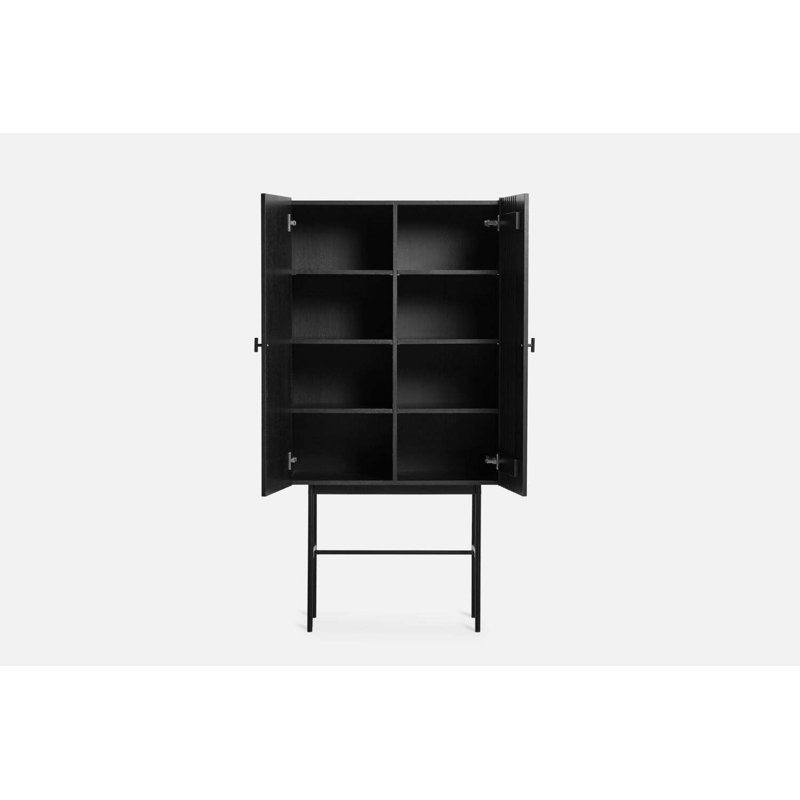 Array Highboard (80 Cm), Black