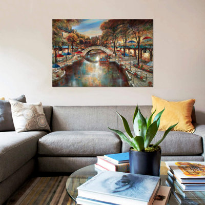 «Evening on The Canal», impression sur toile