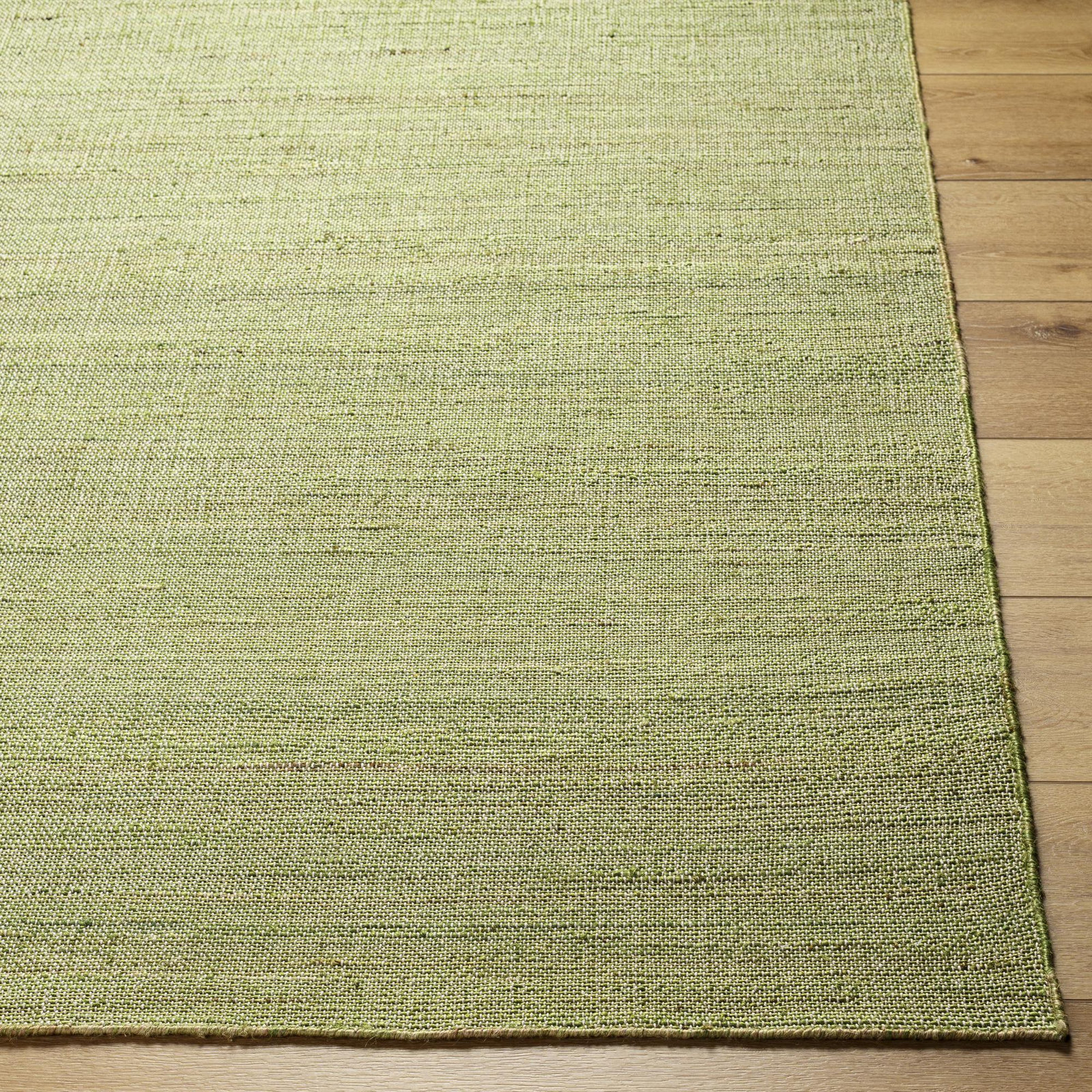 Genelda Handmade Jute / Sisal Green Rug, Rectangle 2' x 3'