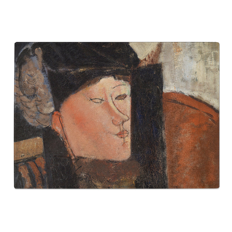 Beatrice by Amedeo Modigliani Chopping Board, 0.4cm H x 29cm W x 39cm L