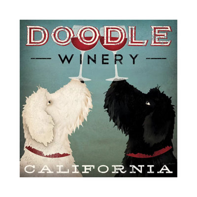 Doodle Winery by Ryan Fowler - Print on Canvas