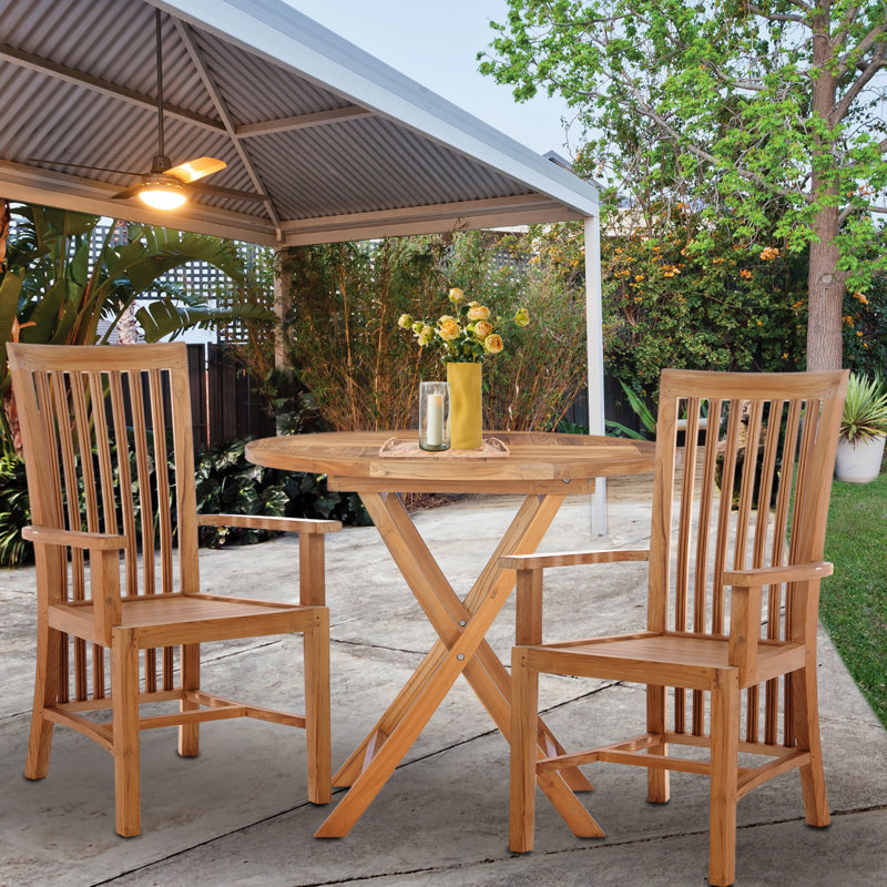 Ciel Outdoor Teak Dining Armchair