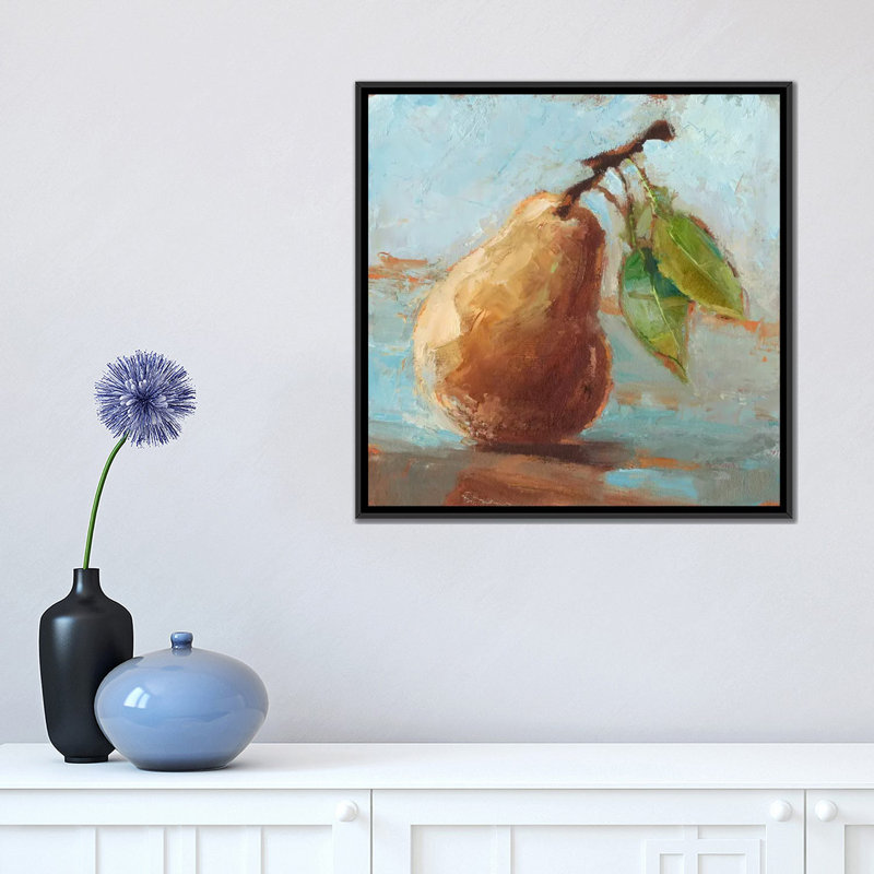 «Impressionist Fruit Study II» par Ethan Harper, reproduction sur toile, H 18 po x l 18 po x P 1,5 po, Toile encadrée noire