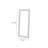 Rectangle Fabric+Solid Wood Full Length Mirrors