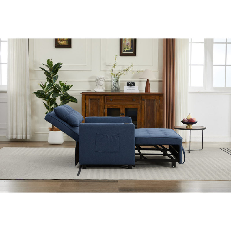 Canapé-lit convertible 3 en 1 Sleeper Chair, Gris antique