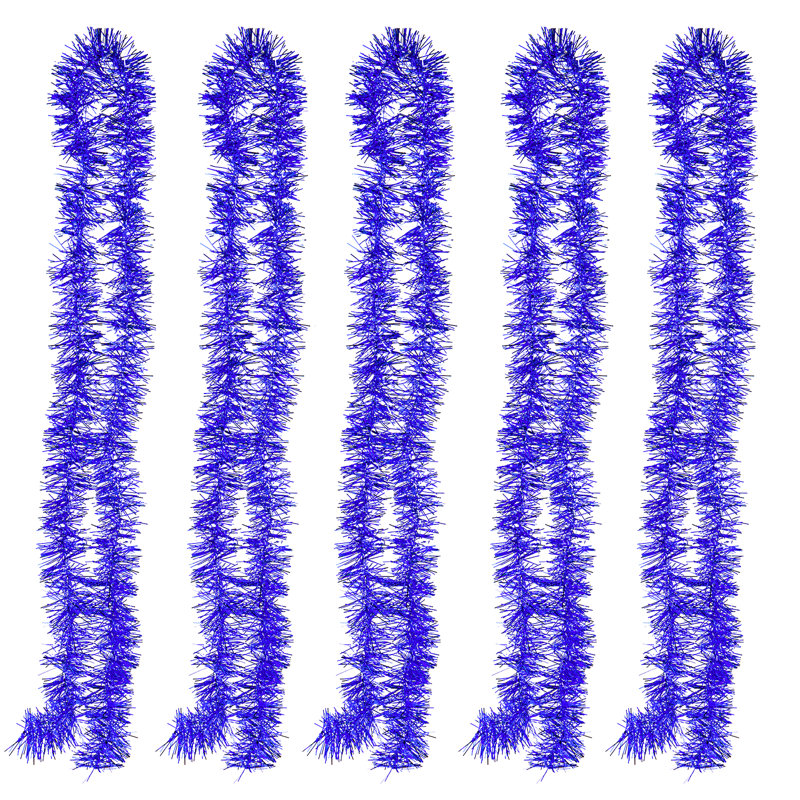 200cm Tree Garland, Blue