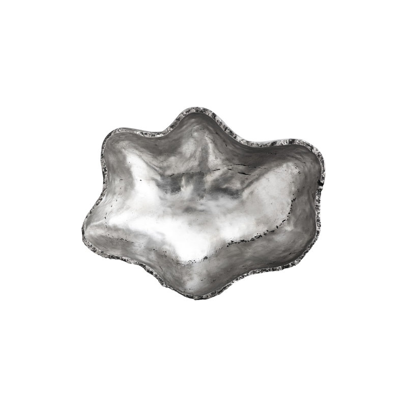Resin Composite Bowl, Silver Leaf, Small