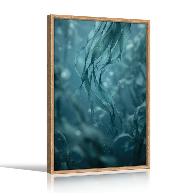 Sous-marin varech, reproduction d'art sur toile, ensemble de 1, H 36 po x l 24 po, Natural