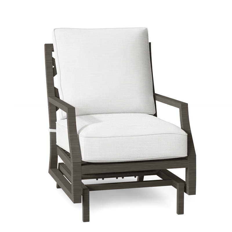 Lattice Arm Chair with Cushions, Linen Dove, Welt