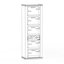 Rosswell Modern cottage style display cabinet with 2 doors and 2 drawer, engineered wood, decor, 69.2 cm W x 202.1 cm H x 43.3 cm D-124641032