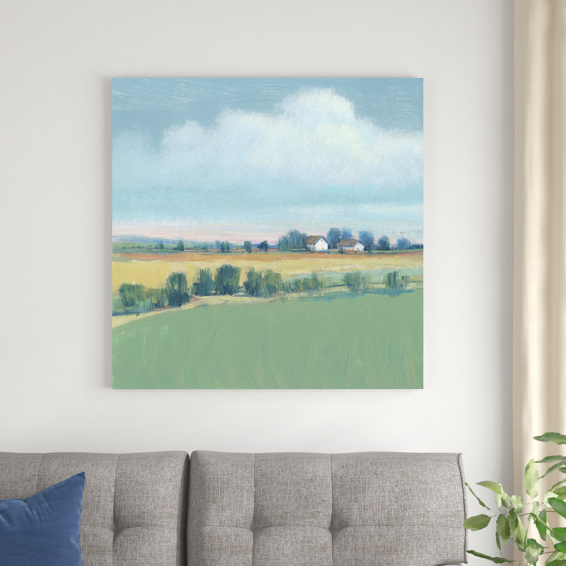 «The Simple Life I» par Timothy O 'Toole - peinture sur toile tendue, H 36 po x l 36 po