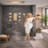 Taranto Touch Panel Thermostatic Ceiling Shower LED Rainfall with Remote Water Column