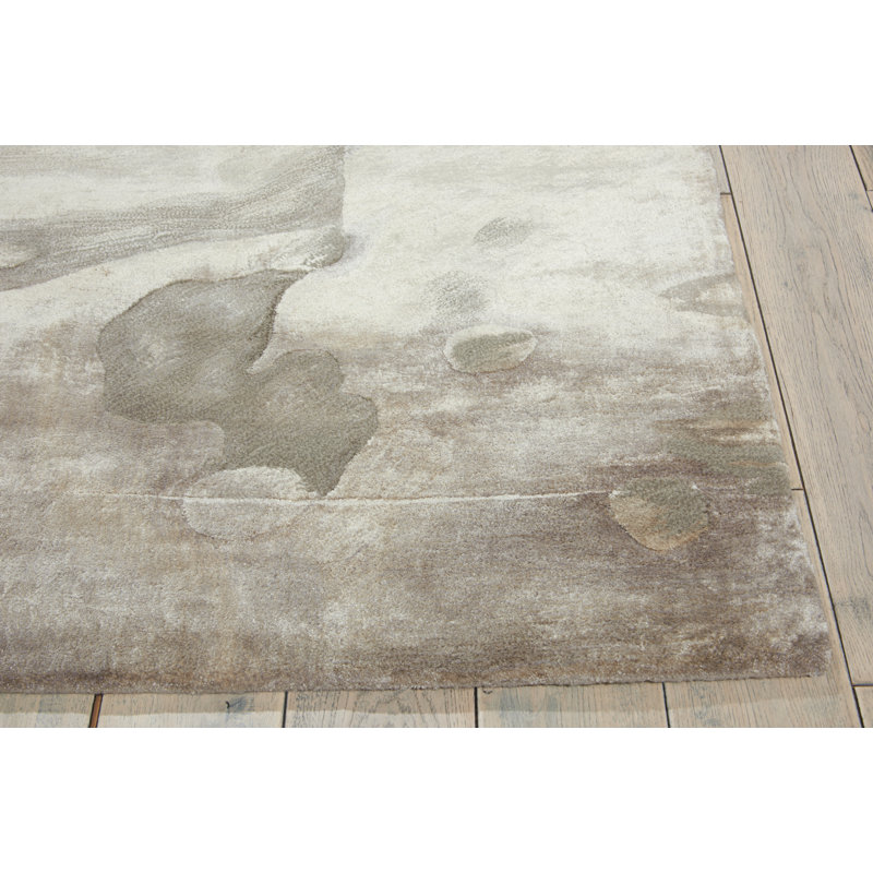 Dugas Abstract Wool Hand Woven Area Rug, Rectangle 168 x 226cm