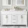 Burdick 60'' Double Bathroom Vanity with Engineered Marble Top