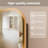  Recessed Bathroom Medicine Cabinet With Mirror And Adjustable Tempered Glass Shelves In Brushed Gold-1439974732-1439974729