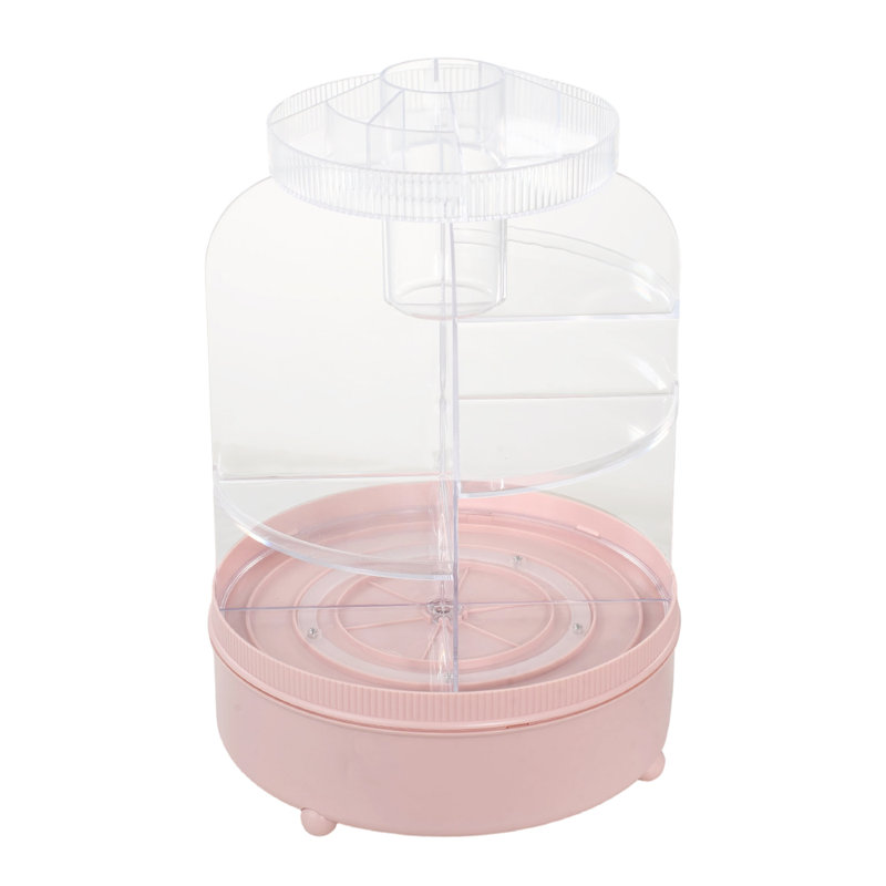 Plastic Makeup Organiser, White