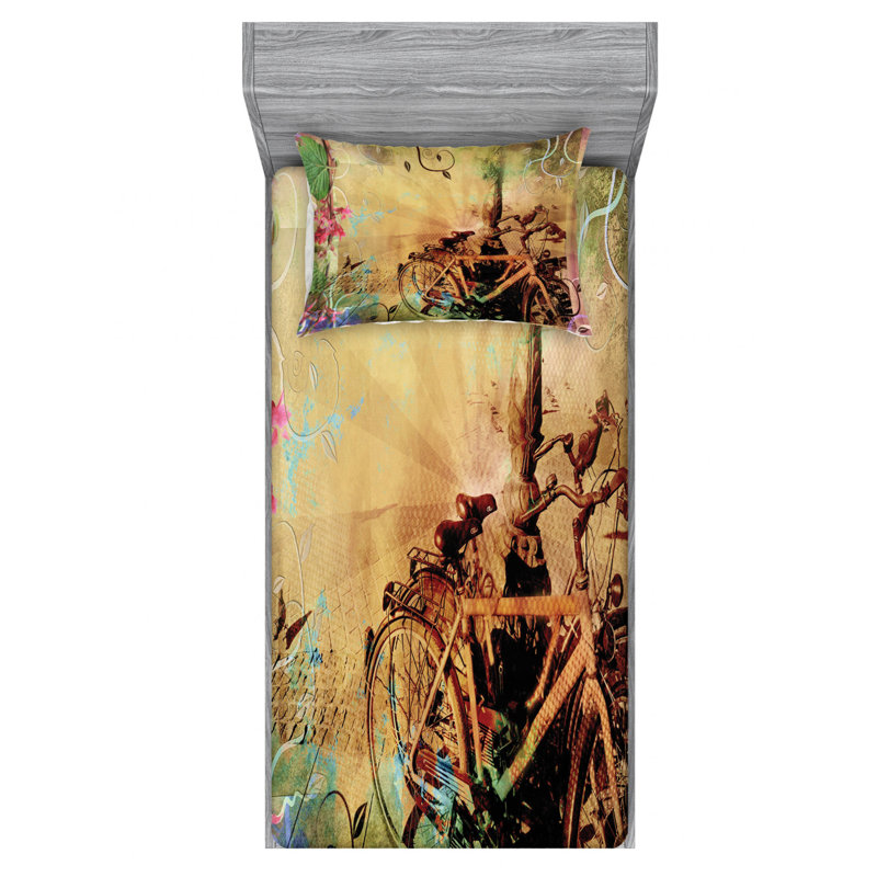 Microfiber Sheet Set, Twin XL Sheet Set with Fitted Sheet