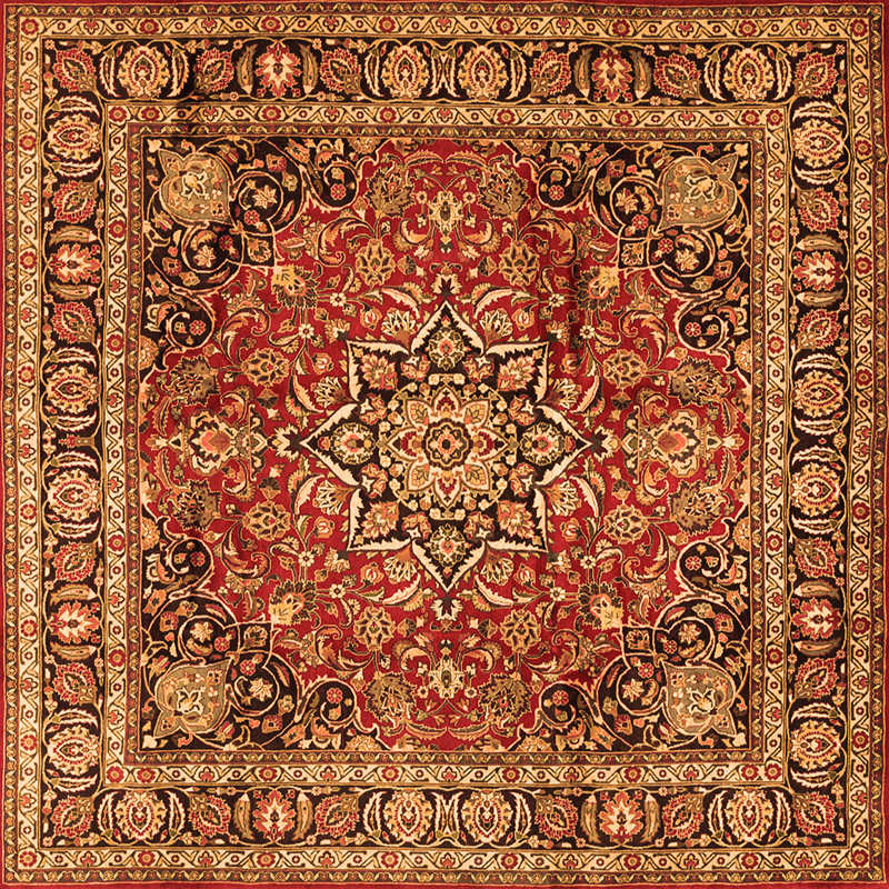 Oriental Indoor Rug, Square 3'