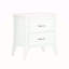 Table de chevet en bois MDF avec 2 tiroirs
