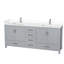 Sheffield 80" Double Bathroom Vanity Set-59388378-59388379