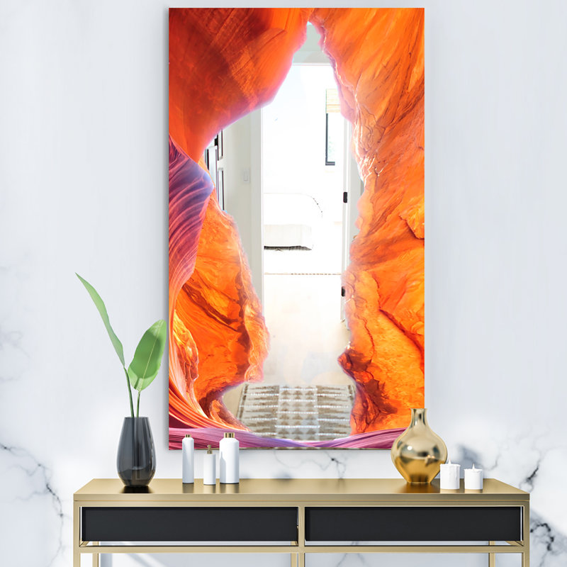 Miroir d'appoint Sky and Antelope Canyon, H 39,4 po x l 29,5 po