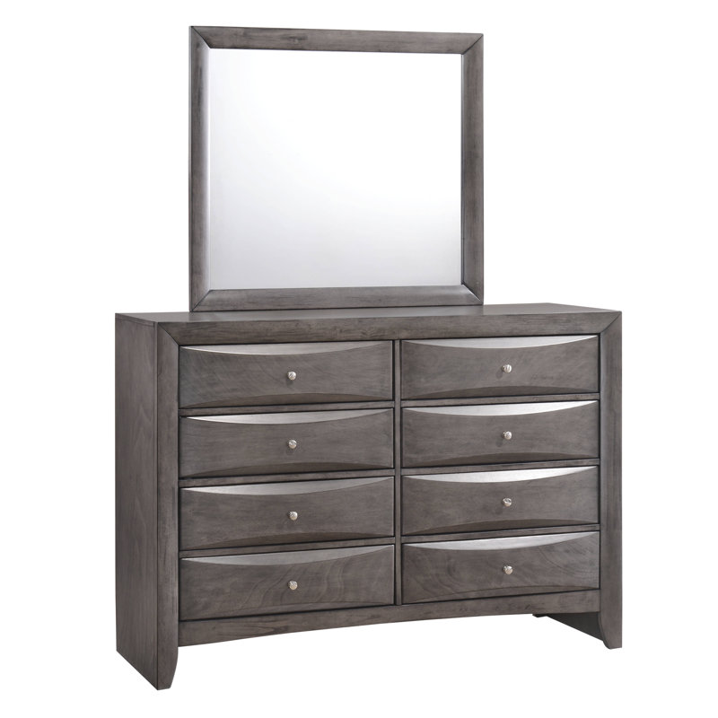Ensemble de commode et miroir Pickison House Furnishings Madison